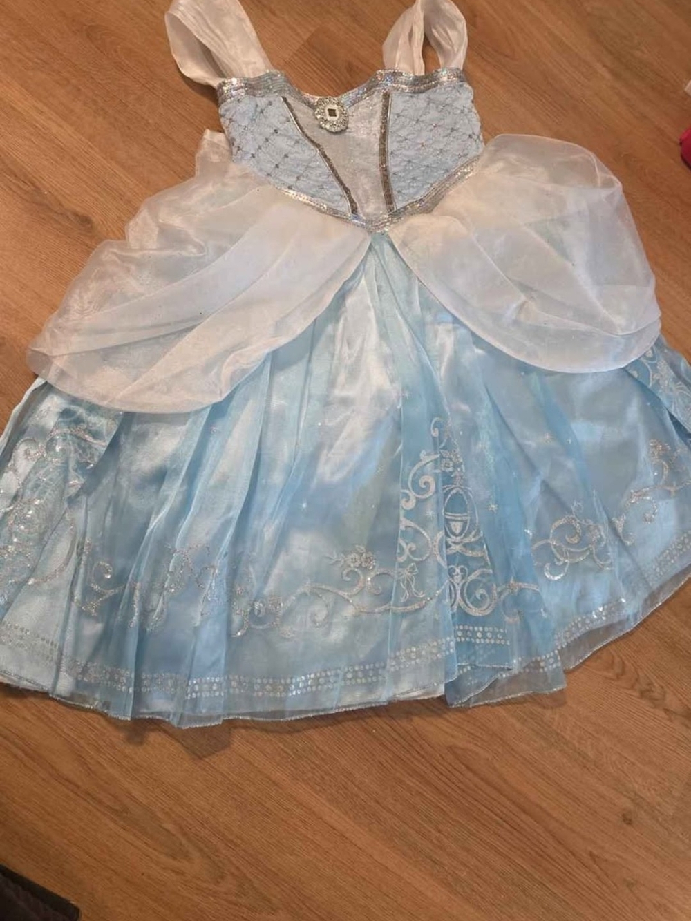 Disney Light Blue Princess Gown with Silver Accents